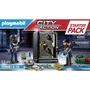 PLAYMOBIL Starter Pack Policier cambrioleur de coffre-fort - Coffret de jeu avec 2 personnages et accessoires, pour enfants dès 4 ans