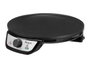 Argon Crêpière Acier Noir 1200W 30x6.5x33 cm (Set de 4)