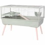 Zolux Cage Néolife surélevée pour cochon d'inde - Vert - 99 x 54 x 79 cm