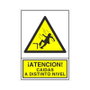 DUVER Signal de danger chutes de différents niveaux 345 x 245 mm