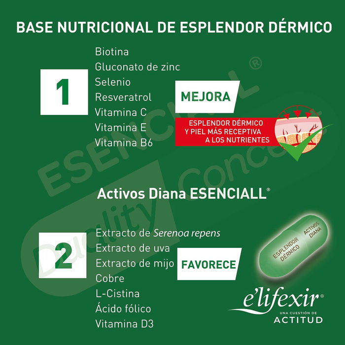 E'Lifexir ESENCIALL Redensifiant Capillaire 30 Capsules