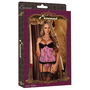 Corset Exposed Noir Rose (XXL)