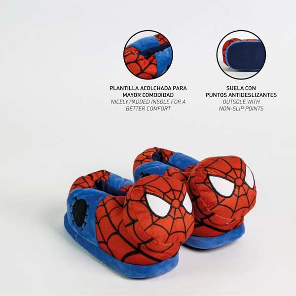Cerdá Chaussons 3D Spiderman T34/35 Rouge Enfant Cerdá Chaussons 3D Spiderman T34/35 Rouge Enfant