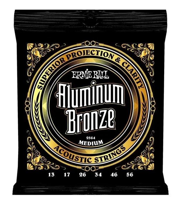 ERNIEBALL Juego Acústica Cordes Aluminium Bronze Medium 13-56 ERNIEBALL Juego Acústica Cordes Aluminium Bronze Medium 13-56