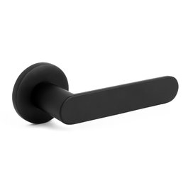 JANDEL Jeu de poignées avec rosette Shape 1320 Ø50 noir mat