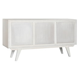 Buffet Home ESPRIT Blanc Rotin Bois de manguier 155 x 40 x 80 cm