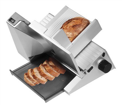 Ritter CONTURA-3 (558.012) Coupe-jambon professionnel incliné avec lame universelle de 17 cm et moteur Eco 65W - Design Reddot