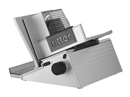 Ritter CONTURA-3 (558.012) Coupe-jambon professionnel incliné avec lame universelle de 17 cm et moteur Eco 65W - Design Reddot