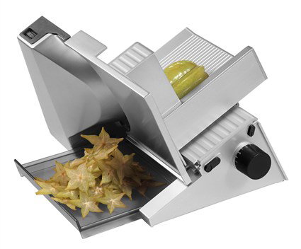Ritter CONTURA-3 (558.012) Coupe-jambon professionnel incliné avec lame universelle de 17 cm et moteur Eco 65W - Design Reddot