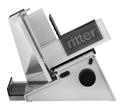 Ritter CONTURA-3 (558.012) Coupe-jambon professionnel incliné avec lame universelle de 17 cm et moteur Eco 65W - Design Reddot