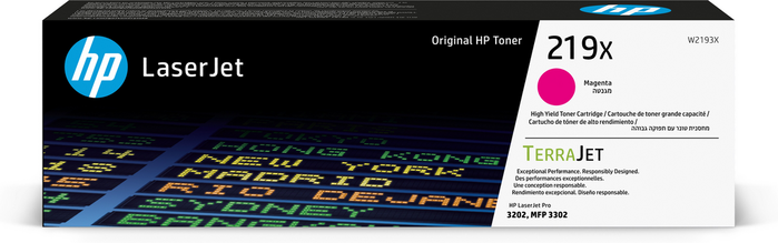 HP 219X W2193X Toner Magenta Haute Capacité