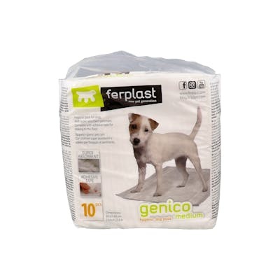 FERPLAST VET Absorpads Genico Medium 60x60, 10 unités FERPLAST VET Absorpads Genico Medium 60x60, 10 unités