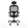 Piqueras y Crespo 3D036N1 Chaise de Bureau avec Appui-tête Bleu ciel