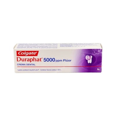Colgate Duraphat 5000 ppm - Pâte dentaire au fluorure pour soins professionnels - Tube de 51 g Colgate Duraphat 5000 ppm - Pâte dentaire au fluorure pour soins professionnels - Tube de 51 g