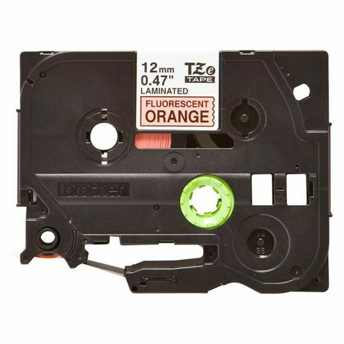 Brother TZE-B31 / TZEB31 Ruban pour étiqueteuse - Encre noire sur fond orange