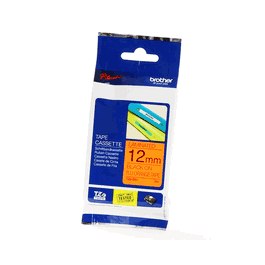 Brother TZE-B31 / TZEB31 Ruban pour étiqueteuse - Encre noire sur fond orange
