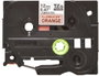 Brother TZeB31 Ruban laminé orange fluorescent 12 mm x 5 m