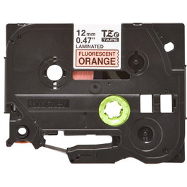 Brother TZeB31 Cinta Laminada 12mm Orange Fluorescente pour Rotuladora TZe