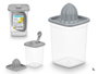 LEKNES Exprimidor avec couvercle doseur gris 1L 10,5x15x10,5 cm (Set de 24)