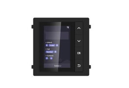 Hikvision KD8 Series Pro Modular Door Station - Visiophone écran LCD 3.5", 320x480p, 4 touches rétroéclairées, 500 contacts