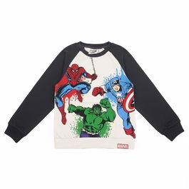 Sweat-shirt Enfant The Avengers Beige 30