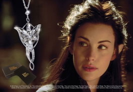 Noble Collection Le Seigneur des Anneaux pendentif Arwen Étoile du Soir