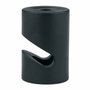 F-Line Attaches de câbles cylindriques en V, Noir, 5 unités