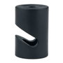 F-Line Sujetacables cylindrique en V, plastique noir, Ø20 x 30 mm, 5 pièces