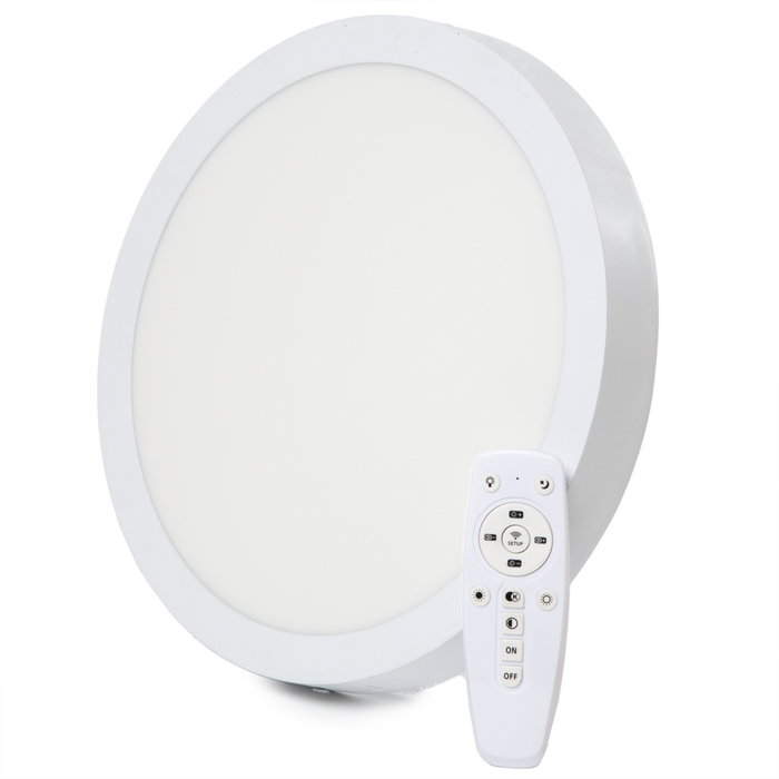 Plafonnier LED 24W 2400Lm avec Télécommande (Intensité-CCT) Plafonnier LED 24W 2400Lm avec Télécommande (Intensité-CCT)
