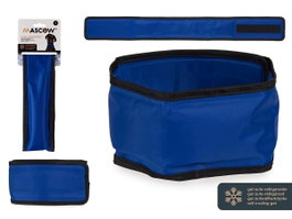 MASCOW Collier rafraîchissant pour chien 65cm - Bleu + Noir