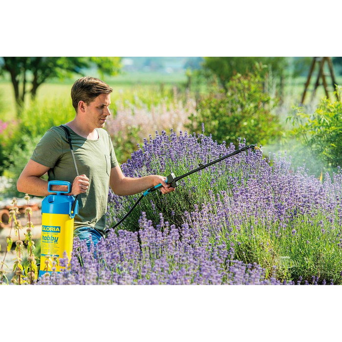 Gloria Hobby Exclusiv Pulvérisateur à pression 5L avec lance télescopique 1m Gloria Hobby Exclusiv Pulvérisateur à pression 5L avec lance télescopique 1m