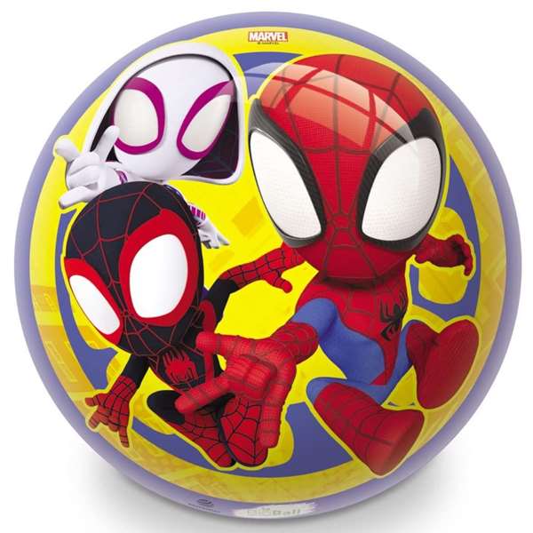 Unice Pelota Bioball Spidey - Balle de décoration Spiderman 140 mm en PVC - Jeu enfant 36 mois et plus