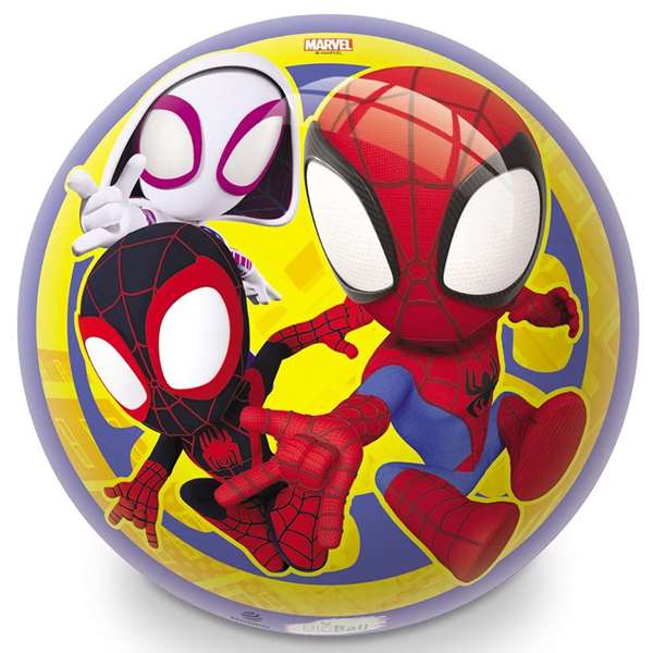 Unice Pelota Bioball Spidey - Balle de décoration Spiderman 140 mm en PVC - Jeu enfant 36 mois et plus