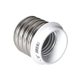 Adaptateur de douille E40 vers E27 Goliat blanc, 12V ou moins