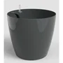 ARTEVASI San Remo SWS 30 BR - Pot de fleurs sur pieds pour intérieur et extérieur - Plastique résistant aux UV - 30 x 27 cm, 14.5 L - Gris anthracite