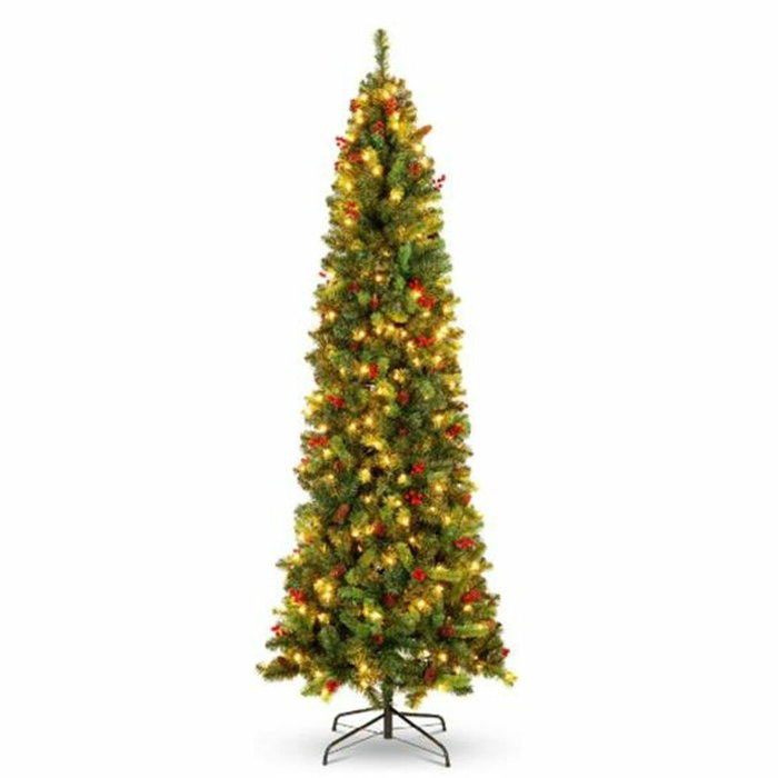 DKD Home Decor Sapin de Noël Vert avec Lumières LED 150 cm DKD Home Decor Sapin de Noël Vert avec Lumières LED 150 cm