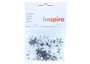 Innspiro Paillettes flocons de neige argentées 24mm