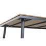 Home ESPRIT Ensemble Table + 6 Chaises Marron Gris foncé