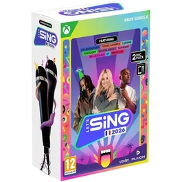 Plaion Let's Sing 2026 - Jeu de karaoké avec 2 micros pour Xbox Series X - Édition spéciale avec les plus grands hits