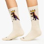 Chaussettes Jimmy Lion Athletic Basquiat Pez Dis Marron 5