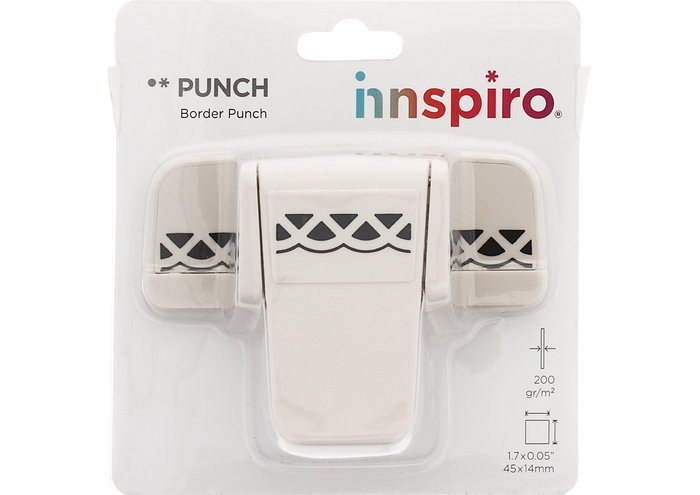 Innspiro Border Punch Perforatrice de bordure vagues 38x12mm