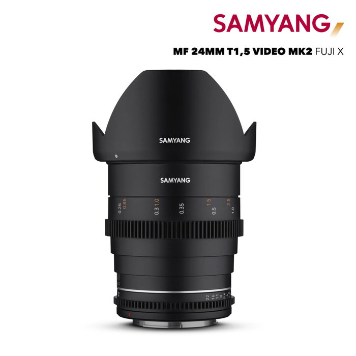 Samyang MF 24mm T1,5 VDSLR MK2 Fuji X Samyang MF 24mm T1,5 VDSLR MK2 Fuji X