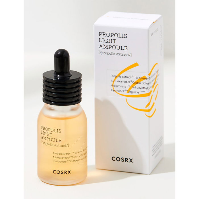 Cosrx Ampoule Full Fit Propolis 30 ml avec 83.25% d'extrait de Propolis, Niacinamide et Panthénol pour Peaux à Problèmes