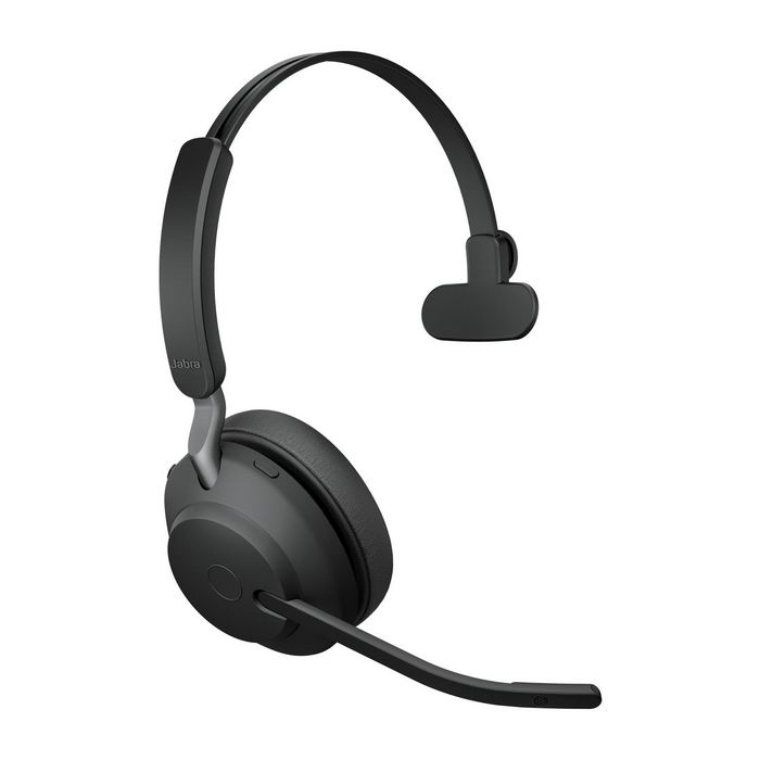 Jabra Evolve2 65 Casque sans fil Bluetooth professionnel à réduction de bruit passive - Certification Microsoft Teams, 37h d'autonomie, supérieur avec micro