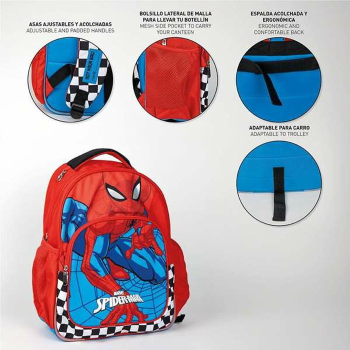 Cartable Spider-Man Rouge 32 x 15 x 42 cm Cartable Spider-Man Rouge 32 x 15 x 42 cm