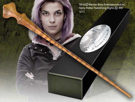 The Noble Collection Harry Potter Baguette Nymphadora Tonks Peinte à la Main - Boîte de Collection
