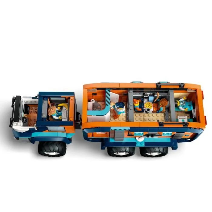 Lego City Set 60471 Le Camion Scientifique des Explorateurs en Arctique, Jeu de Construction avec 5 Minifigurines, Motoneige et 3 Loups, pour Enfants de 8 Ans et Plus Lego City Set 60471 Le Camion Scientifique des Explorateurs en Arctique, Jeu de Construction avec 5 Minifigurines, Motoneige et 3 Loups, pour Enfants de 8 Ans et Plus