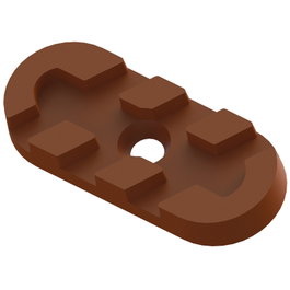 ALK Coulisseau Zoleta 33x14 mm Marron