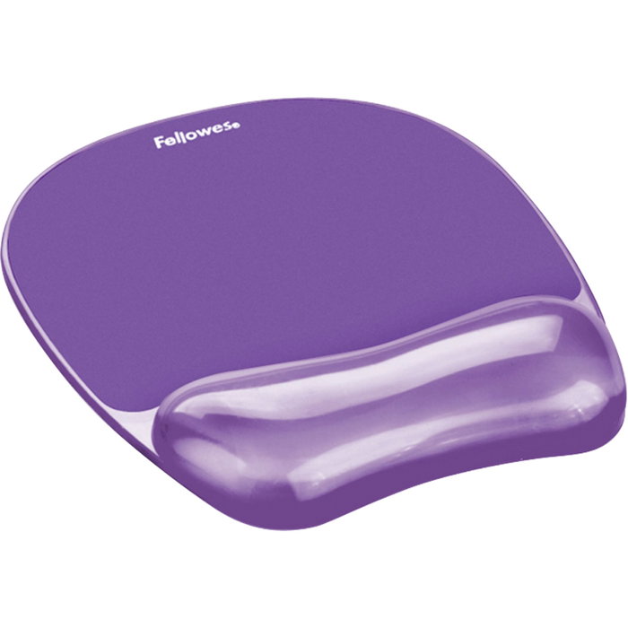 Fellowes Repose-poignet pour souris Crystals Gel Violet Fellowes Repose-poignet pour souris Crystals Gel Violet
