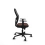 Piqueras y Crespo Chaise de Bureau 1D036G0 Noir Brun foncé